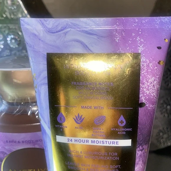 Bath and Bodyworks Amethyst Waves Gift Set Combo